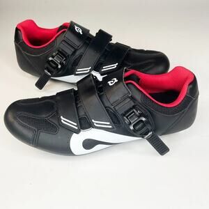 Peloton Cycling Cleats Shoes Bike Bike+ Delta Black Red Men 9 / Women 11 / 42